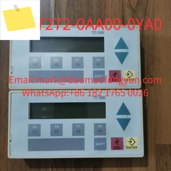 6ES7272-0AA00-0YA0 중고 테스트 완료 양호한 상태 SIMATIC S7, TD 200 디스플레이 제품 이미지