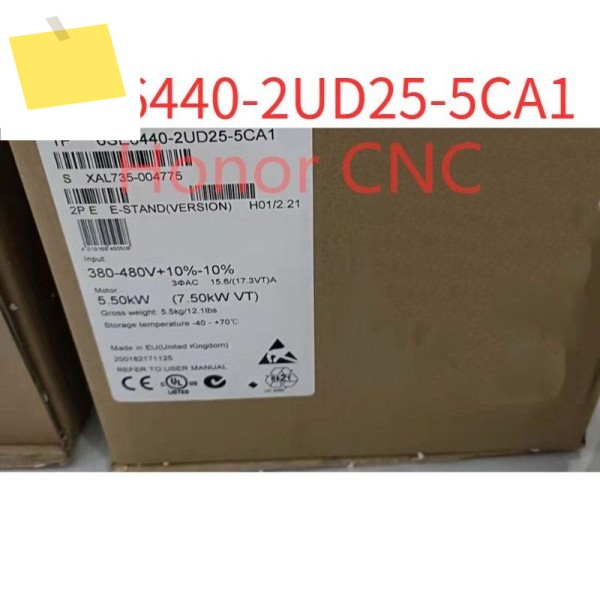 6SE6440-2UD25-5CA1 필터가 없는 신품 MICROMASTER 440 380-480 V 3 AC +10-10% 47-63 Hz 정토크 5.5 kW 제품 이미지