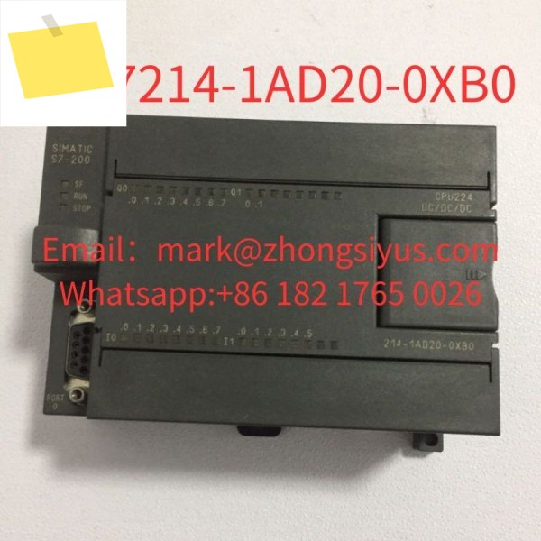 6ES7214-1AD20-0XB0 중고 테스트 완료, 양호한 상태 SIMATIC S7-200, CPU 224, 컴팩트 유닛, DC 전원 공급 장치 제품 이미지