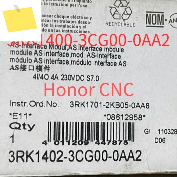 3RK1400-3CG00-0AA2 3CG00 0AA2 신품 모듈 장치 제품 이미지