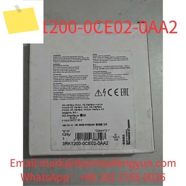 3RK1200-0CE02-0AA2 신품 AS-i SlimLine 모듈 단계별 제품 제품 이미지
