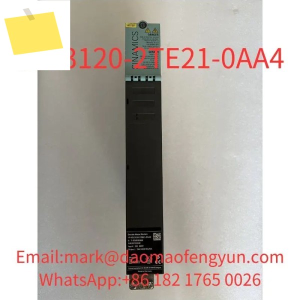 6SL3120-2TE21-0AA4 중고 테스트 완료 양호한 상태 SINAMICS S120 이중 모터 모듈 제품 이미지