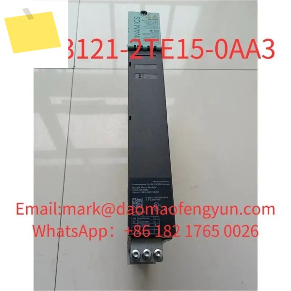 6SL3121-2TE15-0AA3 중고 테스트 완료 양호한 상태 SINAMICS S120 이중 모터 모듈 제품 이미지