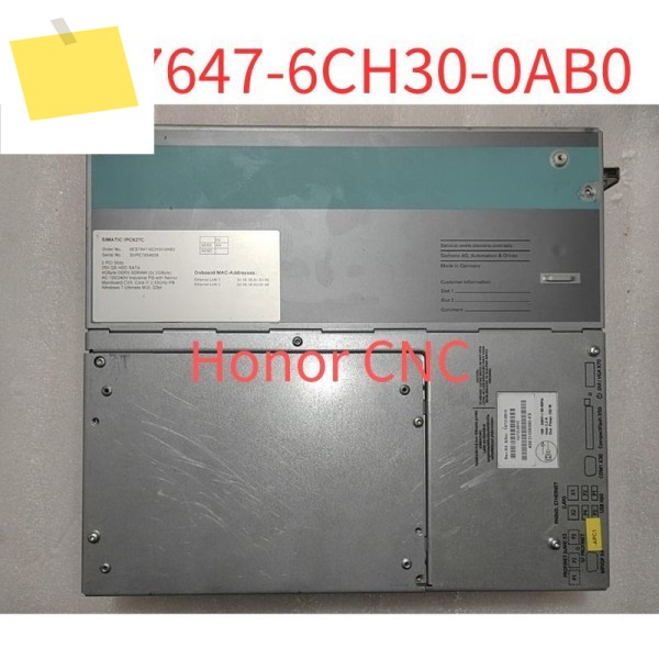 6ES7647-6CH30-0AB0 중고 테스트 완료, 양호한 상태 SIMATIC IPC627C 제품 이미지