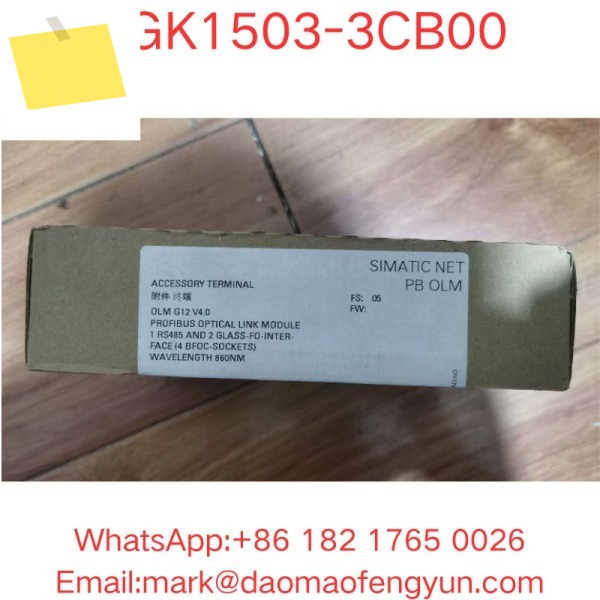 6GK1503-3CB00 RS 485 1개와 유리 FOC 인터페이스 2개를 갖춘 신품 PROFIBUS OLMG12 V4.0 광학 링크 모듈 제품 이미지