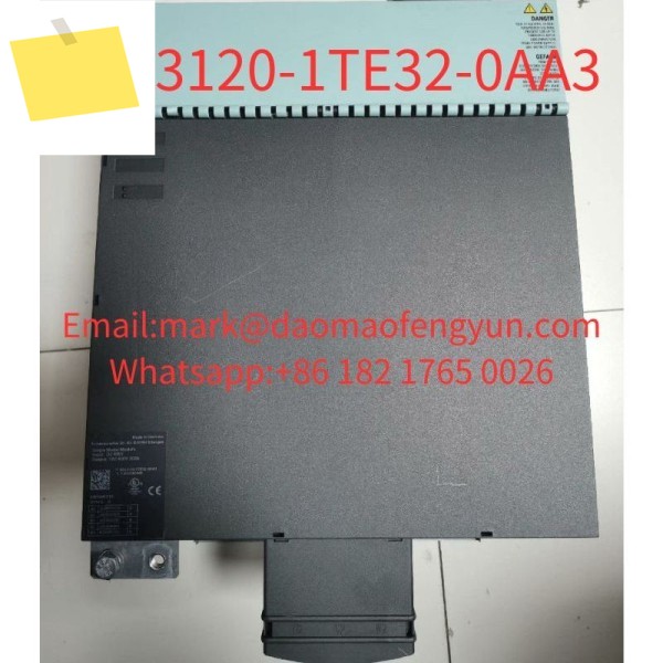 6SL3120-1TE32-0AA3 중고 테스트 완료 양호한 상태 SINAMICS S120 단일 모터 모듈 제품 이미지