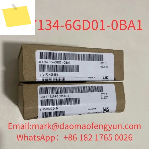 6ES7134-6GD01-0BA1 새제품, SIMATIC ET 200SP, 아날로그 입력 모듈, AI 4XI 2-4-와이어 표준 제품 이미지