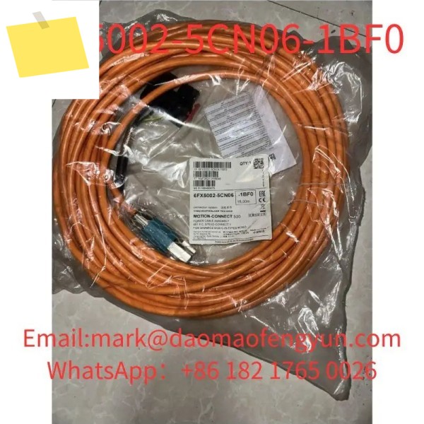 6FX5002-5CN06-1BF0 신품 전원 케이블 사전 조립된 유형 4X1,5 C, SINAMICS S120용 속도 연결 크기 1 제품 이미지
