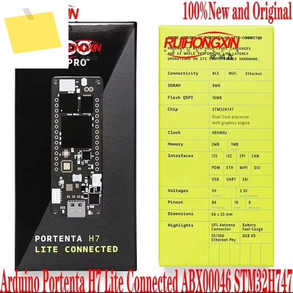 Arduino Portenta H7 Lite 연결 ABX00046 STM32H747 개발 보드 100% 신규 및 원본 제품 이미지