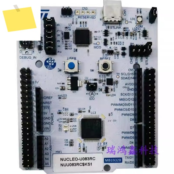 NUCLEO-U083RC STM32 코어 64 개발 보드는 마이크로 컨트롤러를 사용합니다. 제품 이미지