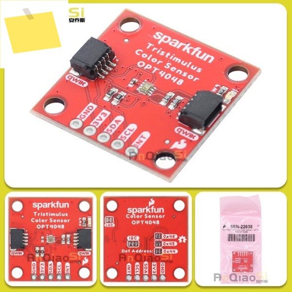 SEN-22638 SparkFun 트리스티뮬러스 컬러 센서 OPT4048DTSR 제품 이미지