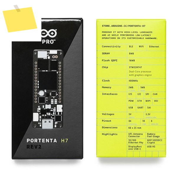 Arduino PORTENTA H7 ABX00042 개발 보드 100% 신규 및 원본 제품 이미지