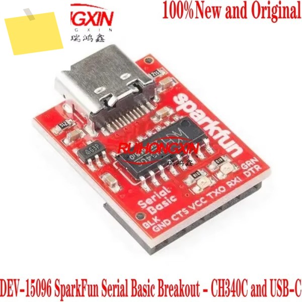DEV-15096 SparkFun 직렬 기본 브레이크아웃 - CH340C 및 USB-C 개발 보드 100% 신규 원본 제품 이미지