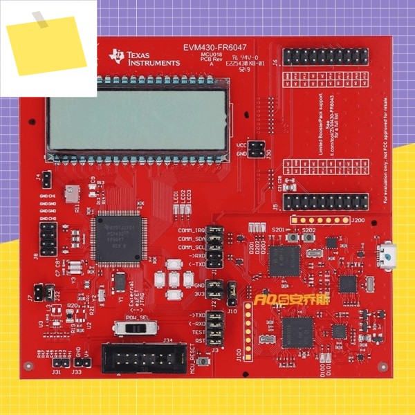 EVM430-FR6047 감지 아날로그 프런트 엔드 USS 평가 모듈 LCD 제품 이미지