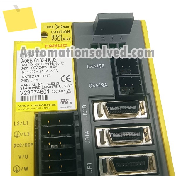 새공장 밀봉 Fanuc A06B-6132-H002 서보 증폭기 제품 이미지