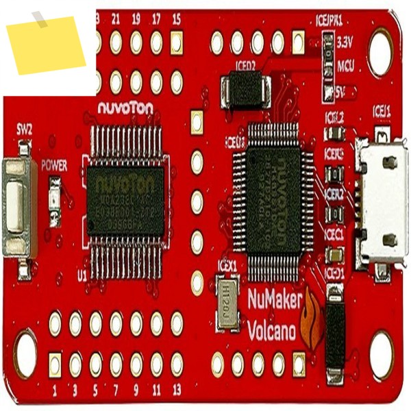 nuvoton NuMaker NK Vulcan 보드 M0A23EC1AC 제품 이미지