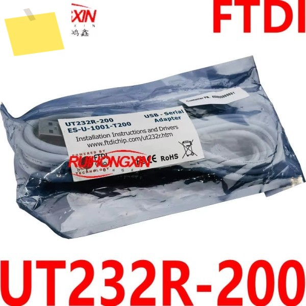 FTDI 정품 UT232R-200 RS232 어댑터 케이블 USB 직렬 변환기 DB9 연결 제품 이미지