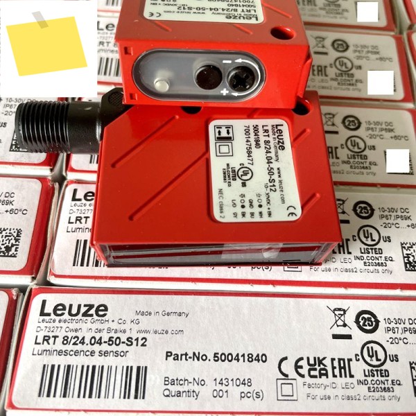신품 독일 LEUZE 형광 센서 LRT 824.04 -50-S12 품목 번호 50041840 제품 이미지