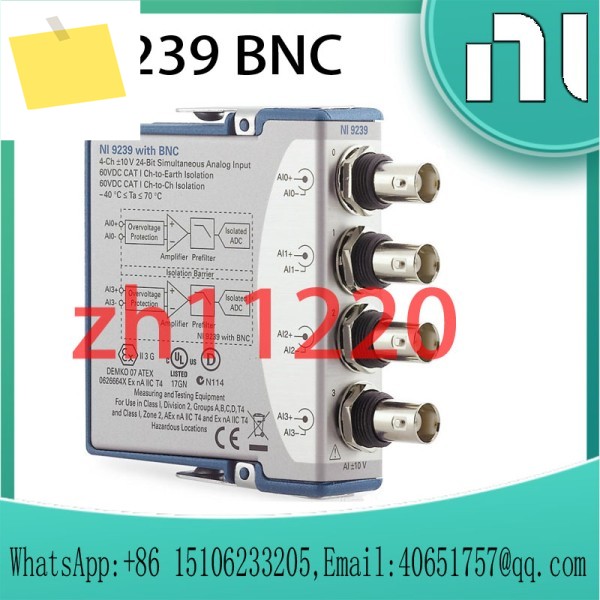NI 9239 BNC 780181-01 4채널 C 시리즈 전압 입력 모듈 제품 이미지