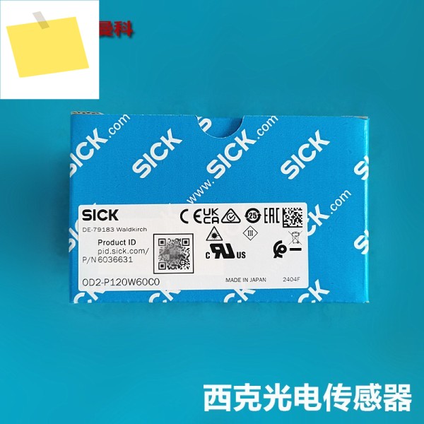SICK 레이저 센서 OD2-P120W60C0 플러그 타입 광전 스위치 제품 이미지