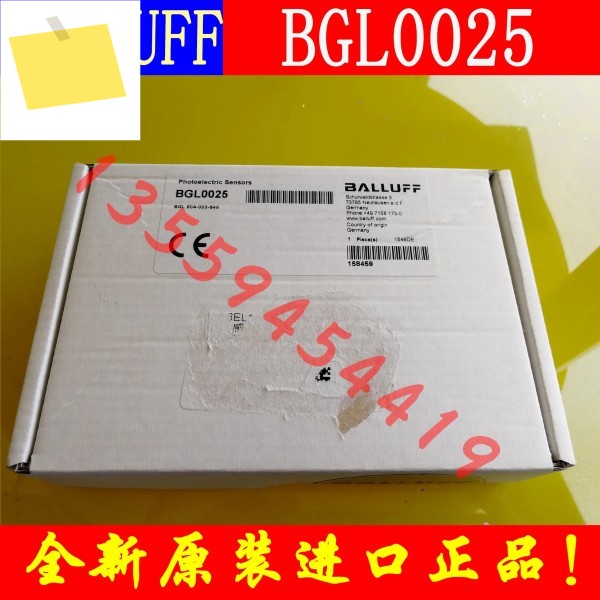 2025.4 BALLUFF 바룰프 슬롯 타입 광전 센서 BGL0025 80A-003-S49 정품 주문 제품 이미지