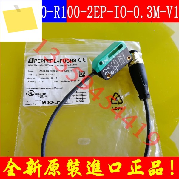 2025.4 P+F Beijiafu Sensor OBG5000-R100-2EP-IO-0.3M-V1 Original Genuine Package Shipping 제품 이미지