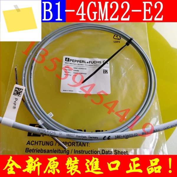 2025.4 P+F Inductive Sensor NBB1-4GM22-E2 Genuine Package E0 5M Ordered Normally Open PNP 10-30V 제품 이미지