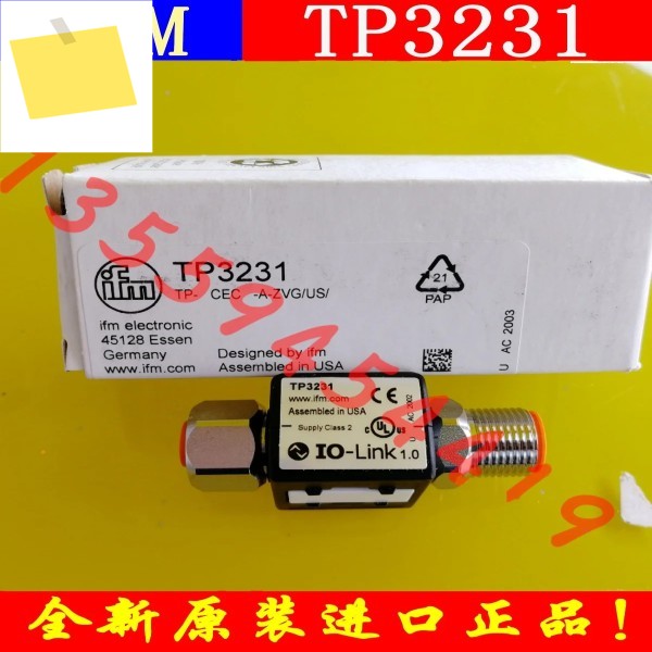 2025.4 IFM Yifu Gate PT100PT1000 열 저항 프로브용 추정 장치 TP3231, 정품 주문 제품 이미지