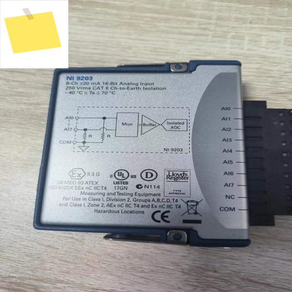 National Instruments NI 9203 cDAQ 아날로그 전류 입력 모듈 제품 이미지