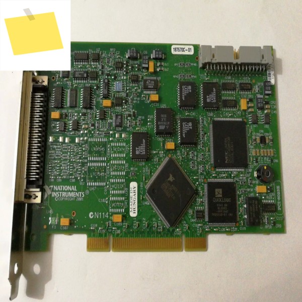 National Instruments PCI-6023E NI DAQ 카드, 아날로그 입력, 다기능 새 상자 제품 이미지