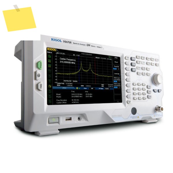 기존 RIGOL DSA705 500MHz 1GHz 디지털 스펙트럼 분석기 8'' 컬러 디스플레이 제품 이미지