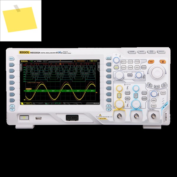 기존 RIGOL MSO2202A-S 디지털 오실로스코프 대역폭 200MHz, 2개의 아날로그 채널 + 제품 이미지
