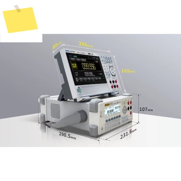 기존 RIGOL DM858E 5.5비트 해상도 125rdgs 디지털 데스크탑 멀티미터 0.06% DCV 정확도 50만 저장 제품 이미지