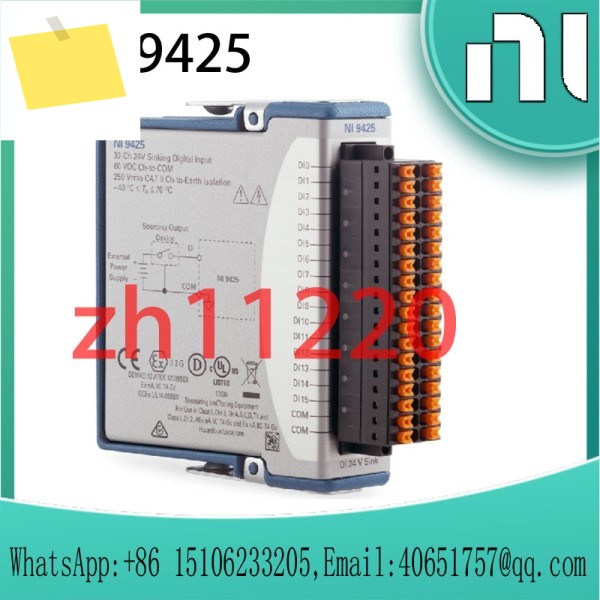 NI 9425 785044-01 24V, 32채널싱킹 입력, 7μs C 시리즈 디지털 모듈 제품 이미지