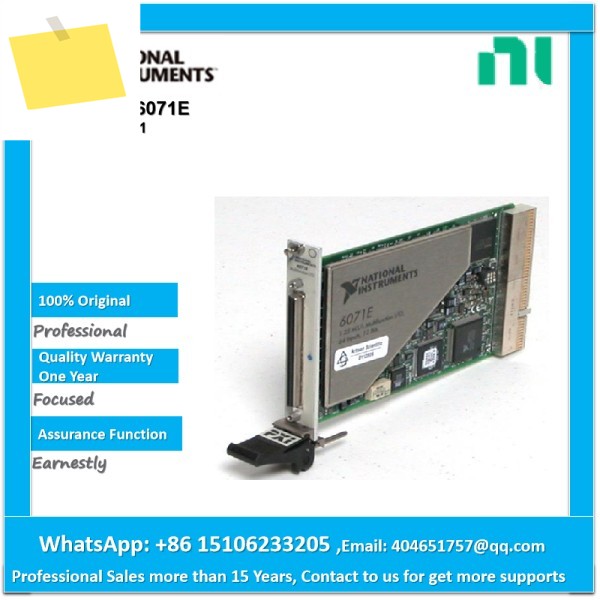 NI PXI-6071E 1.25 MSs, 12비트, 64 아날로그 입력 다기능 DAQ 제품 이미지