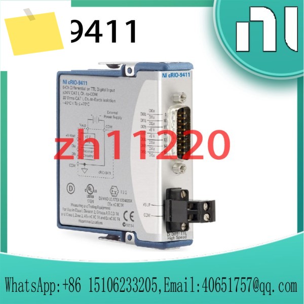 NI 9411 779005-01, 연결 CompactDAQ 카운터 호환성 60 V DC, CAT I, 채널- 에서 지구 격리 제품 이미지