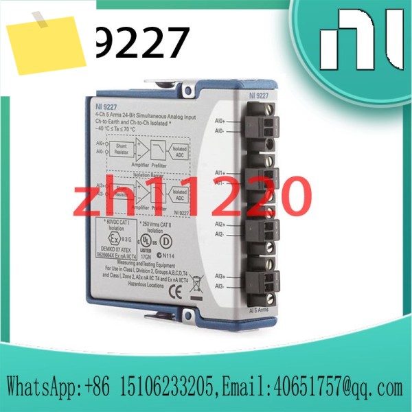 NI 9227 4채널 C 시리즈 전류 입력 모듈 781099-01 제품 이미지