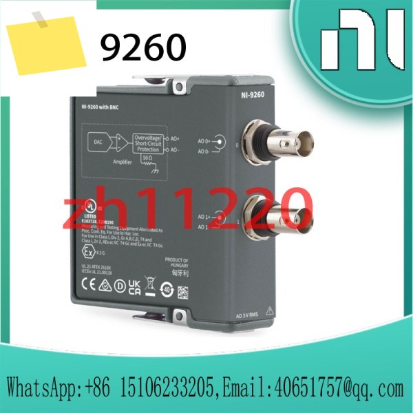 NI NI-9260 783466-01 C 시리즈 아날로그 출력 IO 모듈 제품 이미지