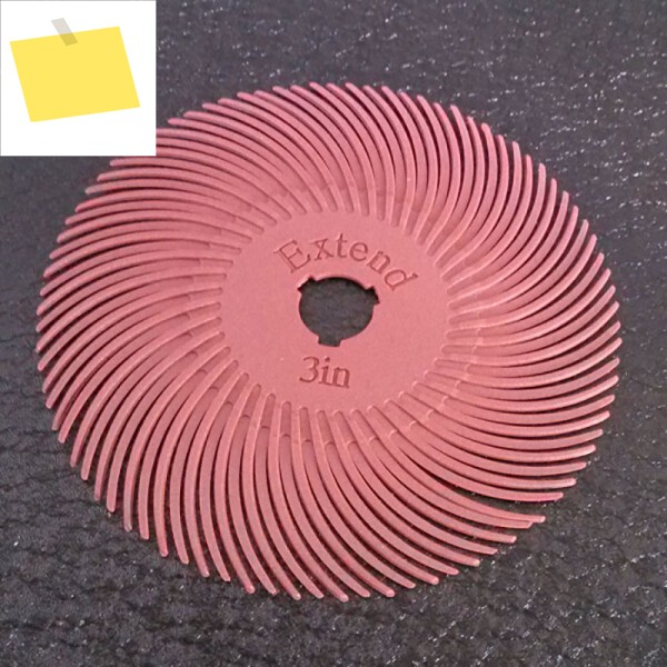 20PCS 80-5000 그릿 75MM 방사형 강모 디스크 Dremel 로타리 도구 액세서리 용 연마 빠우 브러시 휠 청소 마무리 제품 이미지