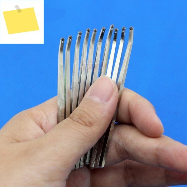 크기 5-15 밀그레인 휠, HSSL용 사각형 손잡이, 67mm 보석 제작 도구, 조각용 칼, 11 개 제품 이미지