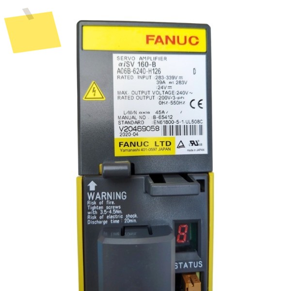 Fanuc A06B-6240-H126 서보 증폭기 테스트 완료 정상 제품 이미지