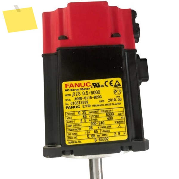 Fanuc A06B-0115-B203 서보 모터 테스트 완료 제품 이미지