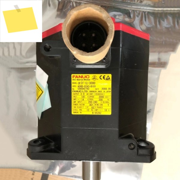 Fanuc A06B-0243-B101 서보 모터 테스트 완료됨 정상 제품 이미지