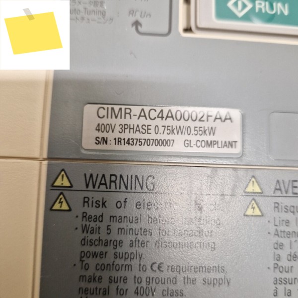 새제품 박스 포장 야스카와 CIMR-AC4A0002FAA 인버터 신속 제품 이미지