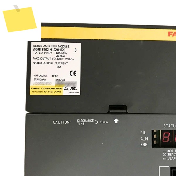 Fanuc A06B-6102-H122 # H520 서보 증폭기 테스트 완료 제품 이미지
