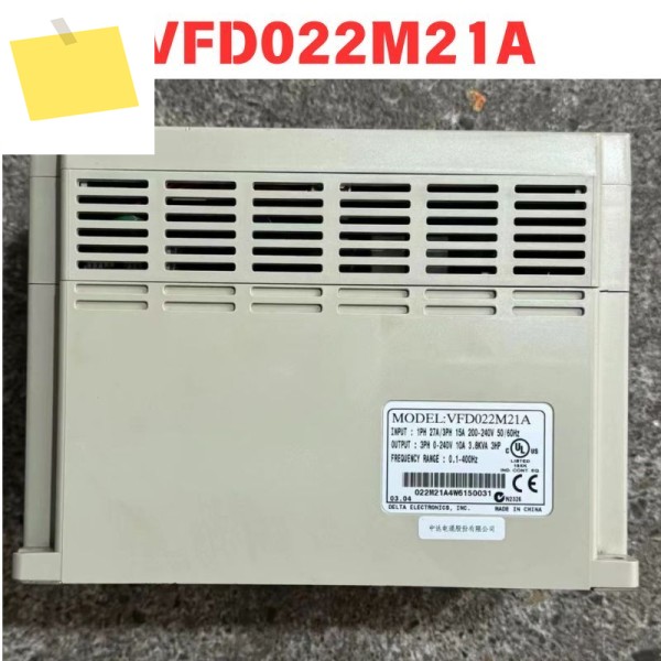 중고 VFD022M21A 주파수 변환기 기능 테스트 OK 제품 이미지