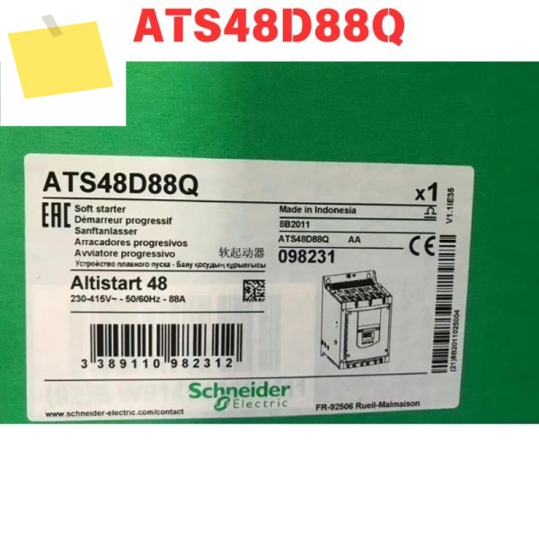 새제품 원본 사용된 ATS48D88Q 소프트 스타트 기능 완료 제품 이미지