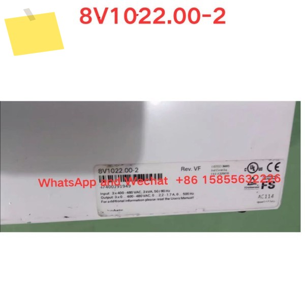 중고 8V1022.00-2 서보 드라이버 기능 테스트 OK 제품 이미지