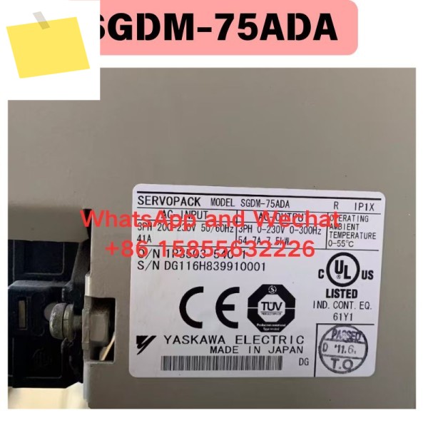 중고 서보 드라이버 SGDM-75ADA 기능 테스트 OK 제품 이미지