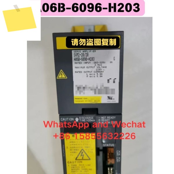 중고 드라이버 A06B-6096-H203 기능 테스트 OK 제품 이미지